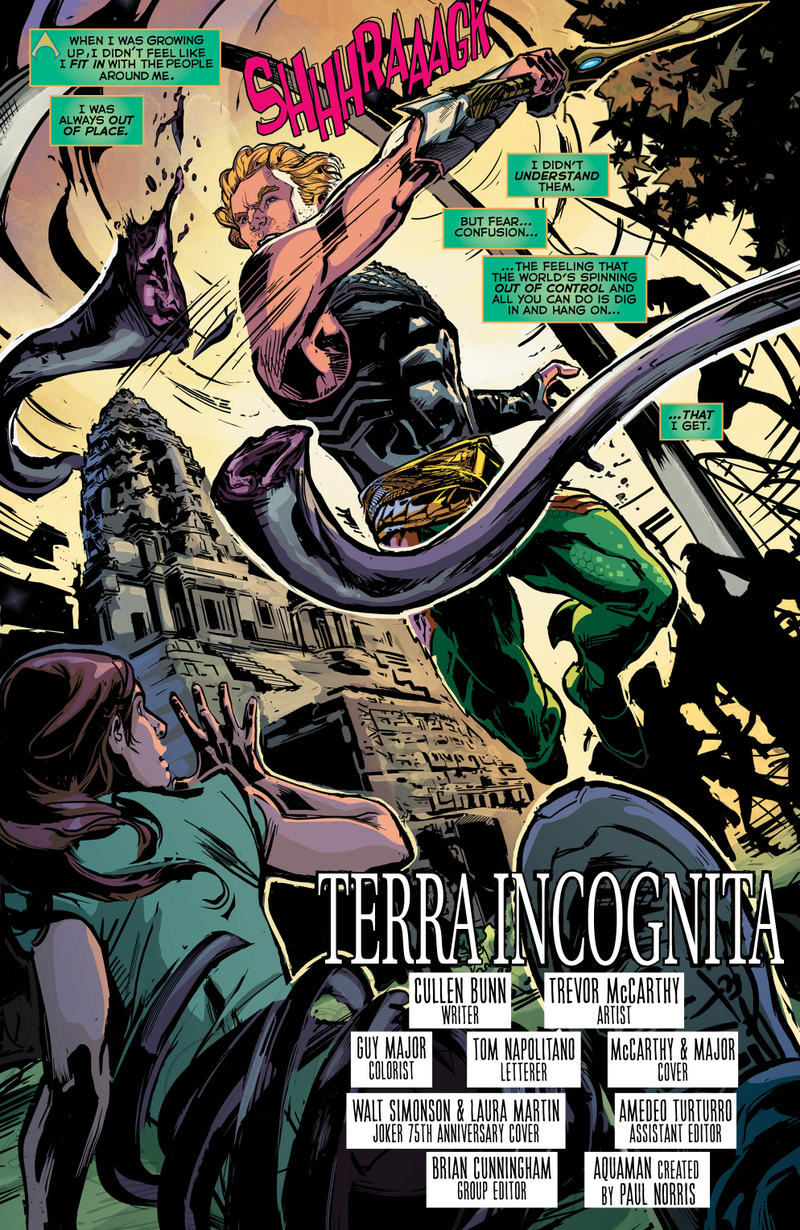 Illustration for article titled Exclusive DC preview: The King of Atlantis is on the run in Aquaman #41
